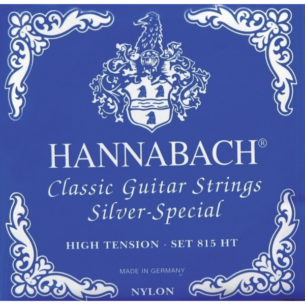 Hannabach Gitarrensaiten für Klassikgitarre Serie 815 High Tension Silver Special