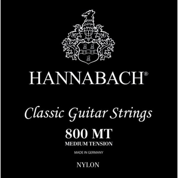 Hannabach Klassik-Gitarrensaiten Serie 800 Medium Tension versilbert
