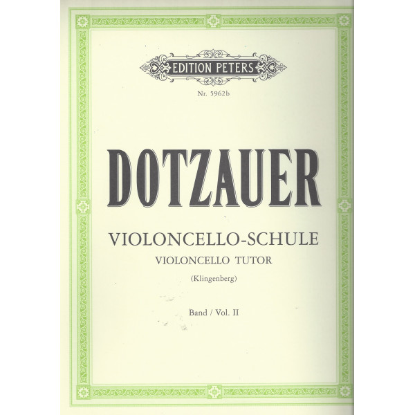 Dotzauer - Celloschule Band 2