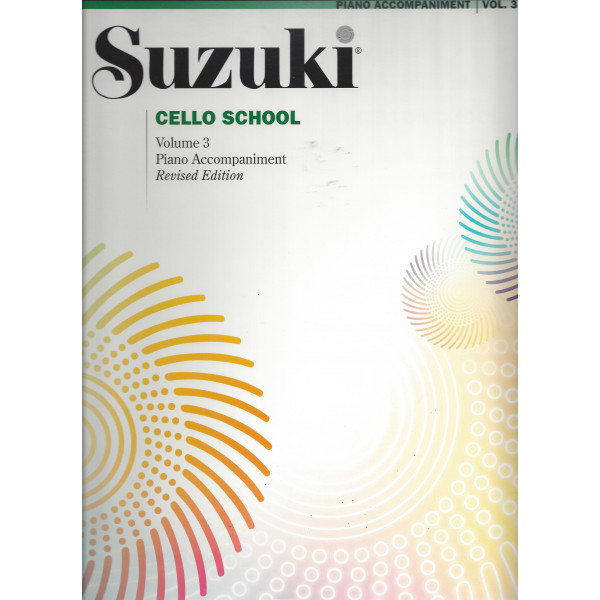 Suzuki Cello School - Volume 3 - Piano