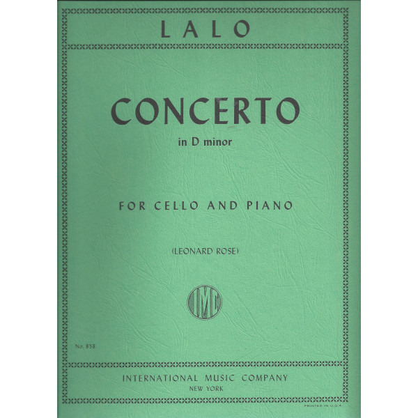Lalo - Cellokonzert d-moll