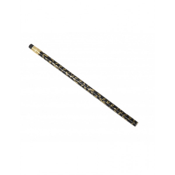 Bleistift schwarz/gold - Notenmix