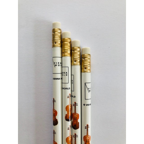 Bleistift mit Violinaufdruck
