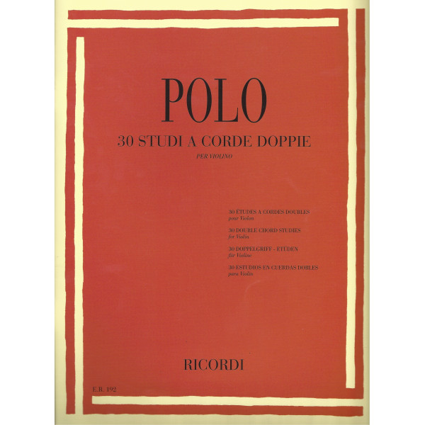 Polo 30 Doppelgriff- Etüden