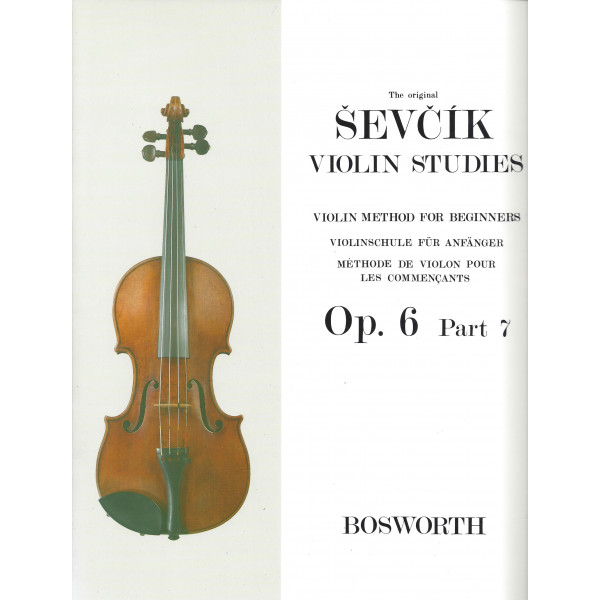 Ševčík Violinschule für Anfänger Opus 6 Part 7
