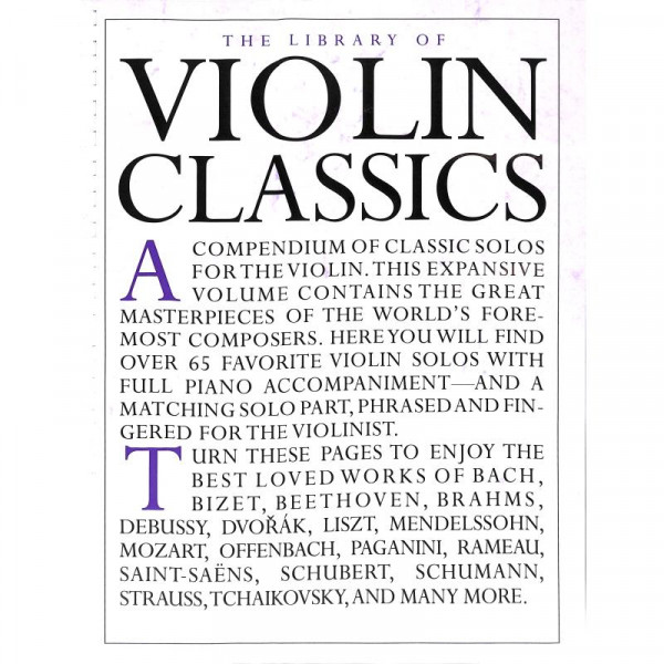 Library of violin classics