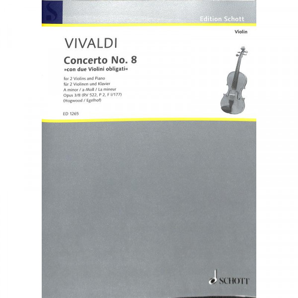 Vivaldi Antonio Concerto grosso a-moll op 3/8 RV 522 F 1/177