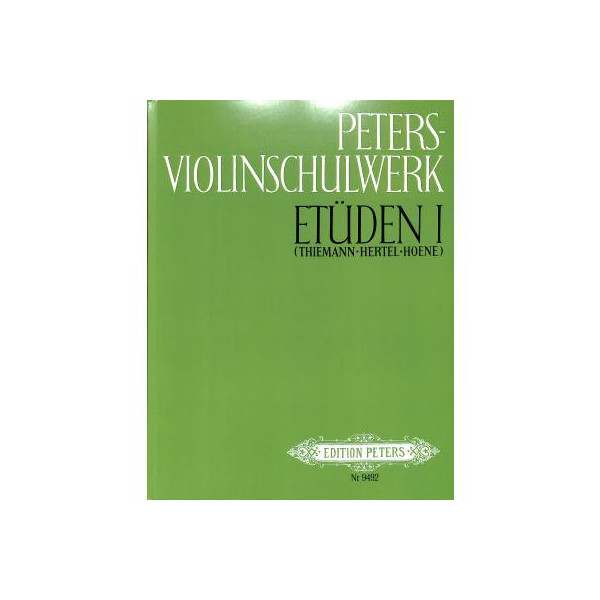 Peters Violinschulwerk Etüden 1