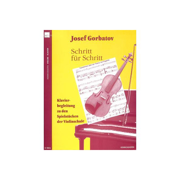 Gorbatov Josef Schritt für Schritt Klavierbegleitung