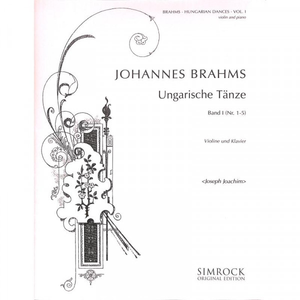 Brahms Johannes Ungarische Tänze 1 (Nr 1-5)