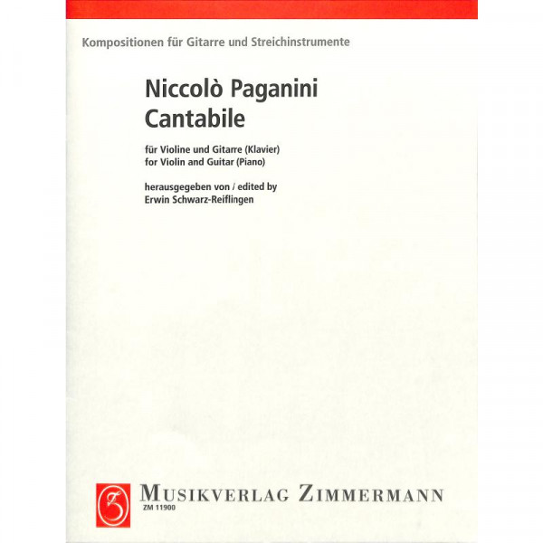 Paganini Niccolo Cantabile D-Dur op 17