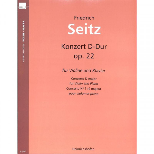 Seitz Friedrich Konzert D-Dur op 22/2