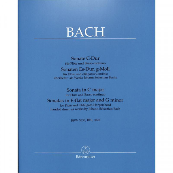 Bach Johann Sebastian 3 Sonaten