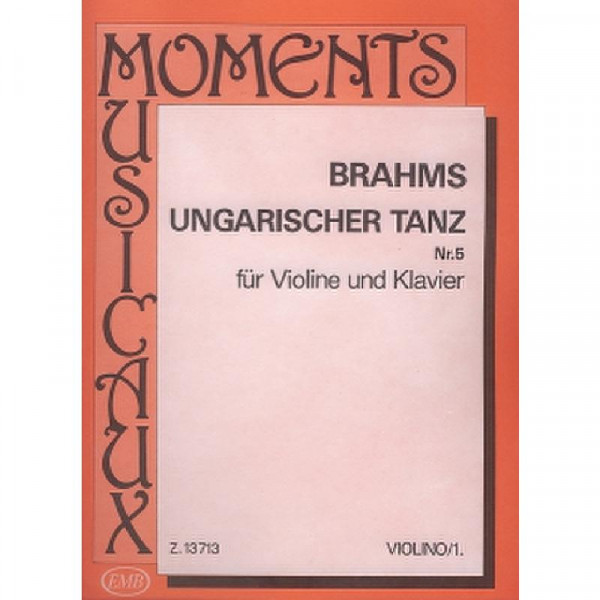 Brahms Johannes Ungarischer Tanz 5