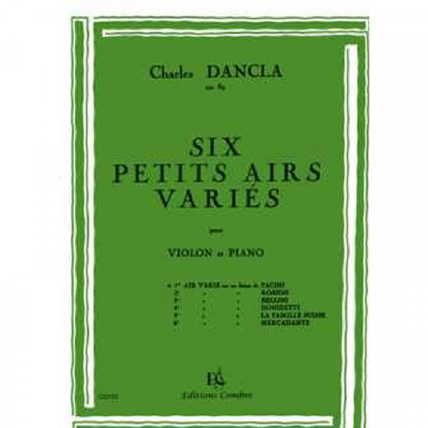 Dancla Charles 6 petits airs varies op 89/1
