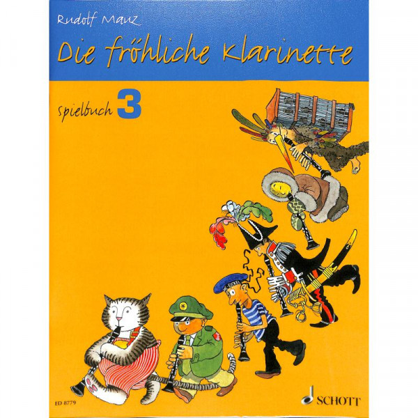 Mauz Rudolf Die fröhliche Klarinette 3 Spielbuch