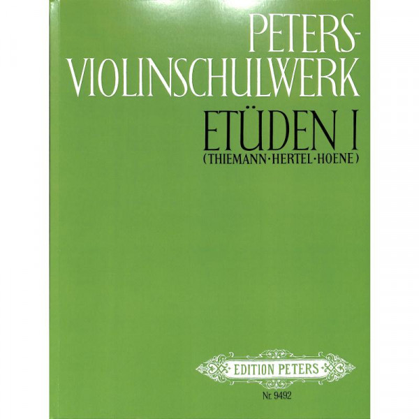 Peters Violinschulwerk Etüden 1