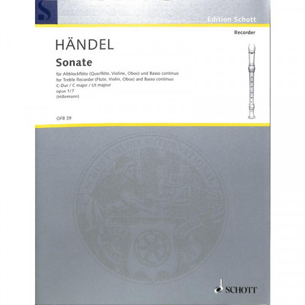 Händel Georg Friedrich Sonate 4 C-Dur op 1/7