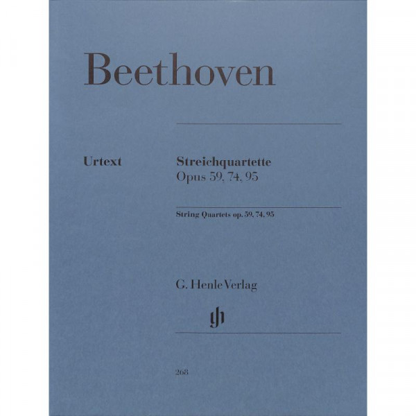 Beethoven Ludwig van Quartette op 59 op 74 op 95