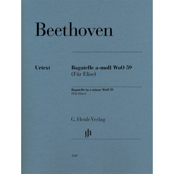 Beethoven, Ludwig van - Bagatelle "Für Elise" (a-moll, WoO 59)