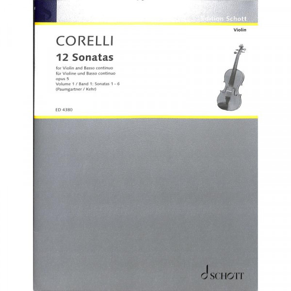 A. Corelli - 12 Sonatas opus 5 - Band 1 (Sonaten 1-6)