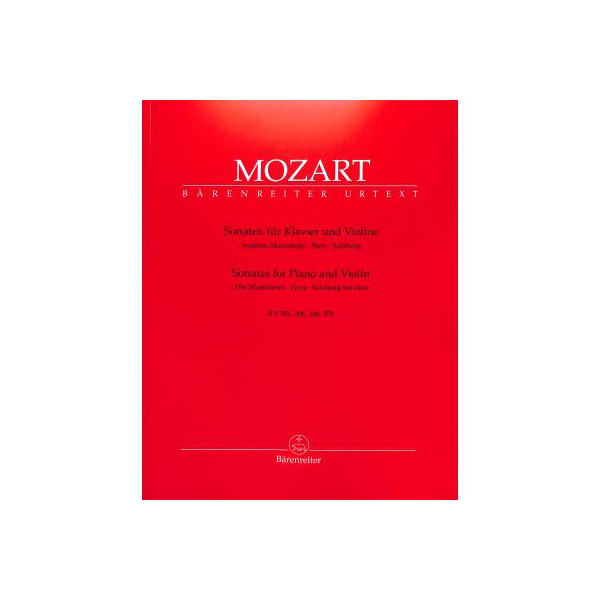 W.A. Mozart - Sonaten für Klavier und Violine (KV 301-306, 296, 378)