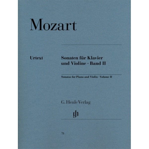 W.A. Mozart - Sonaten für Klavier und Violine, Band 2
