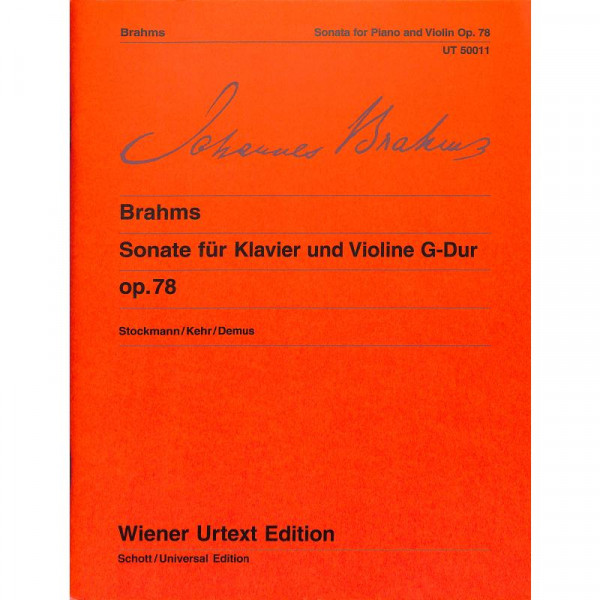 Brahms, Johannes - Sonate G-Dur op.78