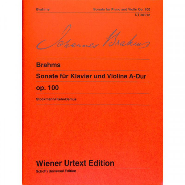 Brahms, Johannes - Sonate 2 A-Dur op.100