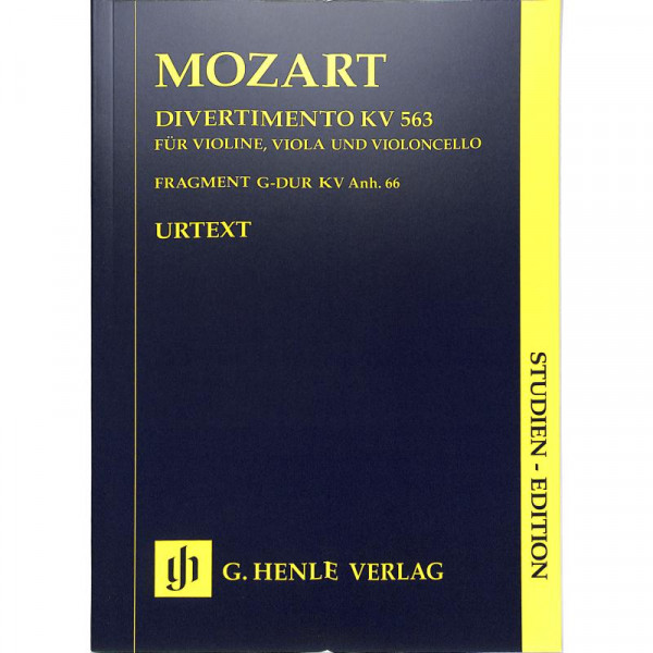 Mozart Wolfgang Amadeus Divertimento Es-Dur KV 563