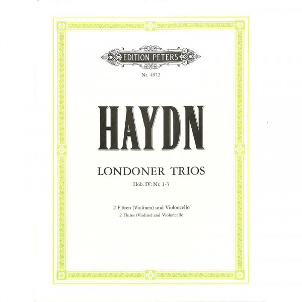 Haydn Joseph Londoner Trios Hob 4/1-3
