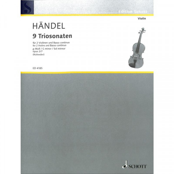 Händel Georg Friedrich Triosonate g-moll op 2/7
