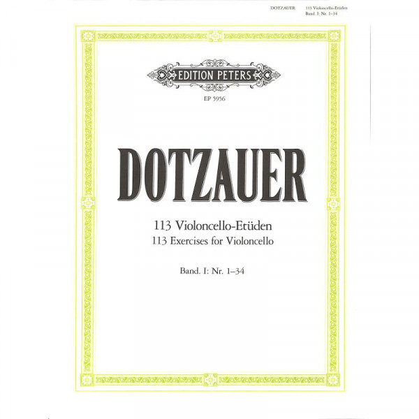 Dotzauer - 113 Violoncello-Etüden Band1