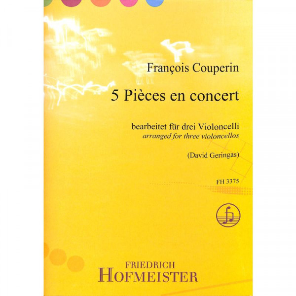 Couperin Francois 5 Pieces en Concert