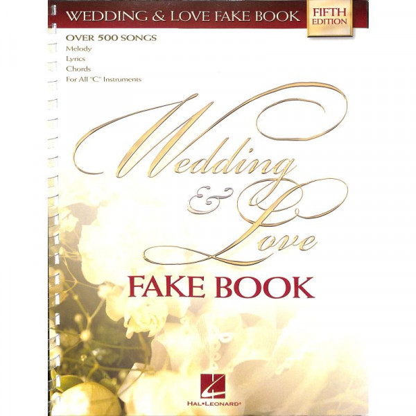 Love + wedding fake book