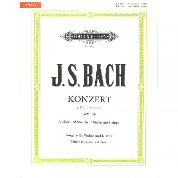 Bach Johann Sebastian Konzert 1 a-moll BWV 1041