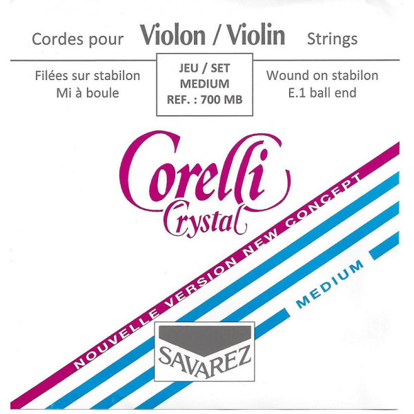 Corelli CRYSTAL Violinsaite/Geigensaite E 3/4 und 1/2
